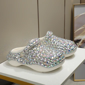 Comfortable Multi Colors Rhinestone Flat Wedding Sneakers 2022 Round Toe Wedding Shoes
