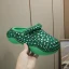 Confortable Multi-Couleurs Faux Diamant Plate Mariage Baskets 2022 À Bout Rond Chaussure De Mariée