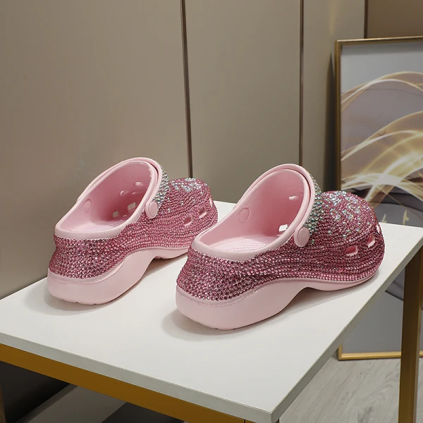 Confortable Ivoire Faux Diamant Plate Mariage Baskets 2022 À Bout Rond Chaussure De Mariée
