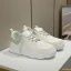 Chic / Beautiful Ivory Pearl Wedding Sneakers 2022 Leather Round Toe Wedding Shoes