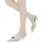 Charming Multi-Colors Rhinestone Evening Party Womens Sandals 2022 Leather Pearl 3 cm Low Heel Stiletto Heels Pointed Toe Womens Shoes High Heels