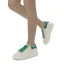Charmig Multi-Färger Platt Bröllop Rhinestone Pärla Sneakers 2022 Läder Pande Zote Toe Brudskor