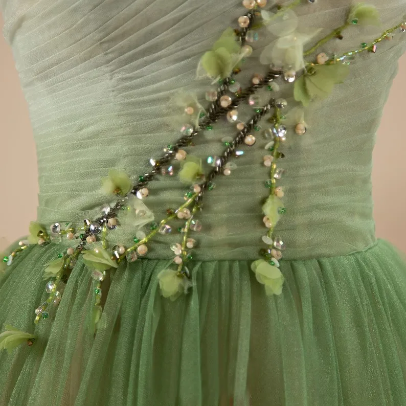 Elegant Sweetheart Sweet 16 Sage Green Prom Dresses Formal Dresses 2024  Sleeveless Crossed Straps Ruffle A Line Princess Floor Length Long Tulle