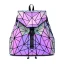 llamativo Luminoso Geométrica Multi-Colors Mochilas 2021 Holográfico Reflexivo Bolsos de mujer