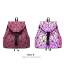 llamativo Luminoso Geométrica Multi-Colors Mochilas 2021 Holográfico Reflexivo Bolsos de mujer