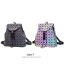llamativo Luminoso Geométrica Multi-Colors Mochilas 2021 Holográfico Reflexivo Bolsos de mujer