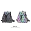 llamativo Luminoso Geométrica Multi-Colors Mochilas 2021 Holográfico Reflexivo Bolsos de mujer