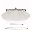 Chic / Beautiful White Clutch Bags Beading Rhinestone Velour Metal Cocktail Party Evening Party Accessories 2019