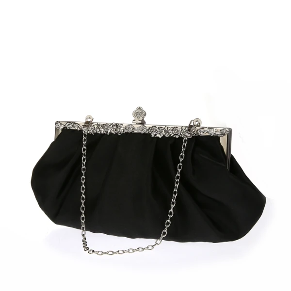 Chic / Beautiful White Clutch Bags Beading Rhinestone Velour Metal Cocktail Party Evening Party Accessories 2019