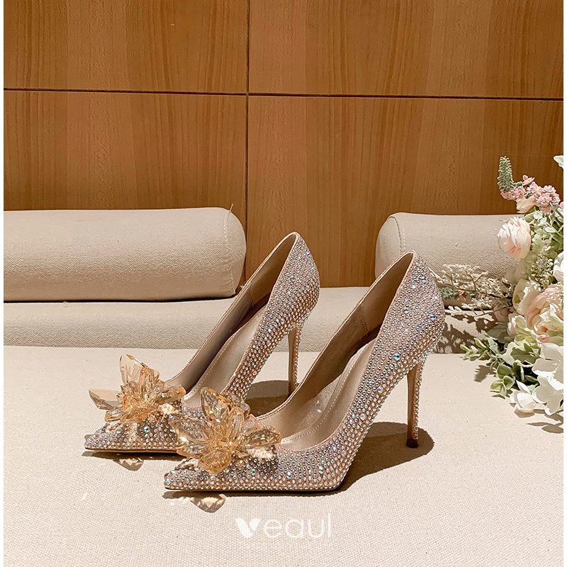 2 inch champagne on sale heels