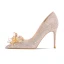 Glitzernden Aschenputtel Champagner Kristall Brautschuhe 2021 10 cm / 4 inch Strass Hochhackige Spitzschuh Stilettos Pumps