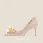 Glitzernden Aschenputtel Champagner Kristall Brautschuhe 2021 10 cm / 4 inch Strass Hochhackige Spitzschuh Stilettos Pumps