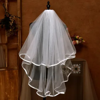 Simple Blanche 0 5 M Tulle Voile De Mariée 2025
