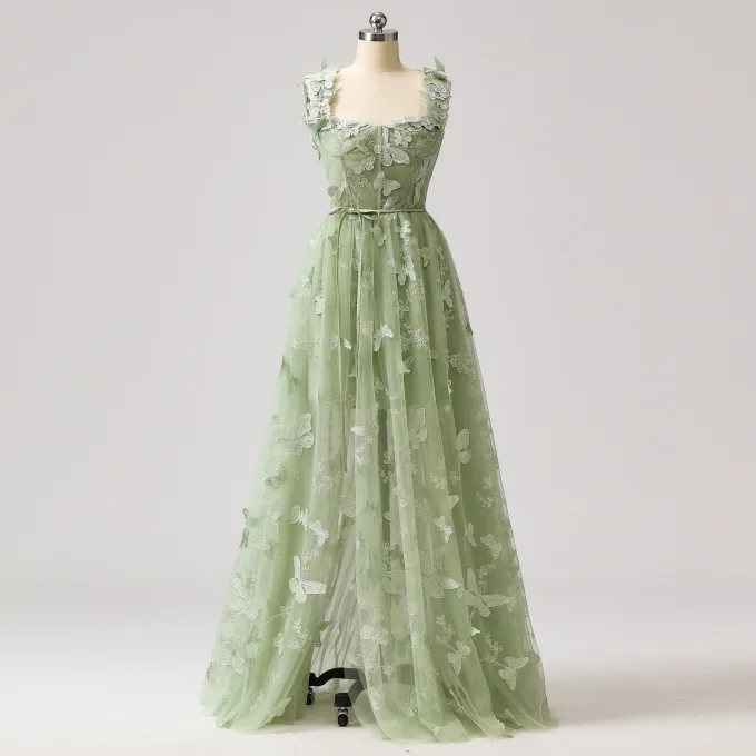 Sage Green Dress | Veaul