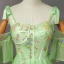 Fairytale Sage Green Embroidered Floral Prom Dresses 2023 Floor-Length / Long Formal Dresses Spaghetti Straps Ball Gown