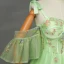 Fairytale Sage Green Embroidered Floral Prom Dresses 2023 Floor-Length / Long Formal Dresses Spaghetti Straps Ball Gown