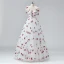 Fairytale White Cherry Prom Dresses 2024 Ruffle Tulle Spaghetti Straps Sleeveless A-Line / Princess Homecoming Ball Gown Formal Dresses