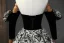 Vintage / Retro Black Butterfly Printing Prom Dresses 2023 Ball Gown Strapless Short Sleeve Backless Floor-Length / Long Prom Formal Dresses