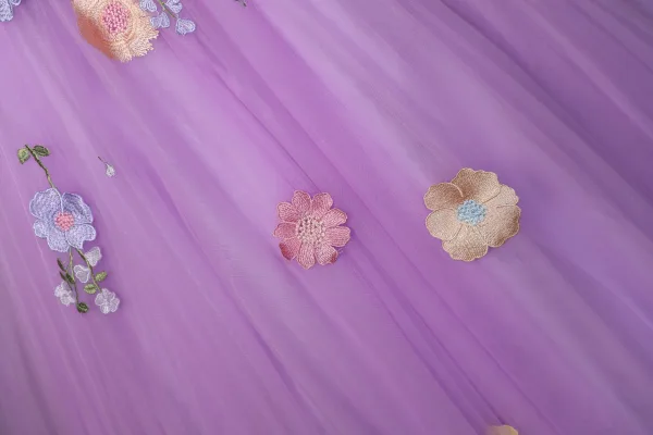Fairytale A-Line / Princess Lilac Prom Dresses 2023 Strapless Engagement Outdoor / Garden Ball Gown Flower Formal Dresses