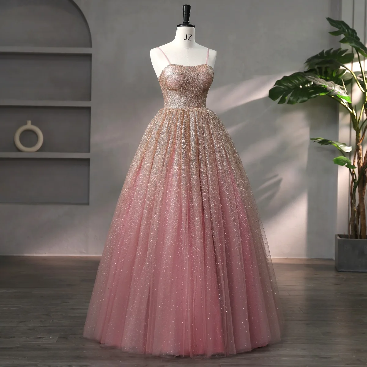 open lace back dress Light Pink Halter Tulle and Lace Lovely Knee Length Formal Dress, Cute –  Cutedressy