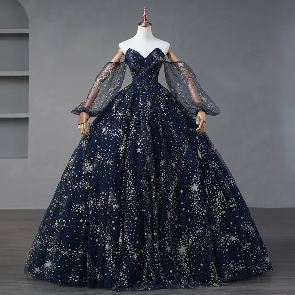 ball starry night gown