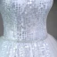 Sparkly Silver Sequins Prom Dresses 2023 Ball Gown Rhinestone Spaghetti Straps Sash Sleeveless Backless Floor-Length / Long Prom Formal Dresses
