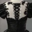 Elegant Black Beading Flower Satin Prom Dresses 2023 Ball Gown Scoop Neck Puffy Short Sleeve Backless Floor-Length / Long Prom Formal Dresses