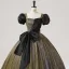 Vintage / Retro Clover Green Sequins Bow Prom Dresses 2025 Ball Gown Square Neckline Puffy Short Sleeve Backless Floor-Length / Long Prom Formal Dresses