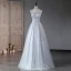 Sparkly Silver Sequins Prom Dresses 2023 Ball Gown Rhinestone Spaghetti Straps Sash Sleeveless Backless Floor-Length / Long Prom Formal Dresses