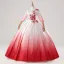 Vintage / Retro Multi-Colors Red Embroidered Satin Prom Dresses 2025 Ball Gown Scoop Neck 3/4 Sleeve Floor-Length / Long Prom Formal Dresses
