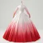 Vintage / Retro Multi-Colors Red Embroidered Satin Prom Dresses 2025 Ball Gown Scoop Neck 3/4 Sleeve Floor-Length / Long Prom Formal Dresses