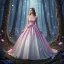 Fée Des Fleurs Dégradé De Couleur Rose Bonbon Perle Appliques Robe De Bal 2024 Princesse Bustier Sans Manches Dos Nu Longue Promo Robe De Ceremonie