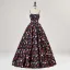 Fancy Multi-Colors Floral Prom Dresses 2024 Ball Gown Spaghetti Straps Sleeveless Backless Floor-Length / Long Prom Formal Dresses