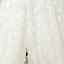 Flower Fairy 3D Lace White Wedding Dresses Split Front Prom Dresses 2025 A-Line / Princess Sleeveless Engagement Crossed Straps Floor-Length / Long Shoulders
