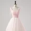 Luminous Sweet 16 Homecoming Prom Dresses 2025 Blushing Pink Star Tulle Formal Dresses
