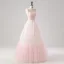 Luminous Sweet 16 Homecoming Prom Dresses 2025 Blushing Pink Star Tulle Formal Dresses