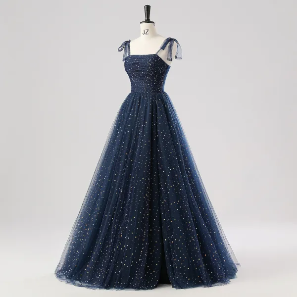 sweet 16 dresses dark blue Sherri Hill 56912 – Twirl Prom main image 0