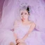 Charmant Rougissant Rose Paillettes Robe De Bal 2022 Princesse Bustier Sans Manches Dos Nu Volants en Cascade Longue Robe De Ceremonie