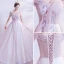 Charmant Rose Bonbon Paillettes Robe De Bal 2021 Princesse De l'épaule Sans Manches Dos Nu Longue Promo Robe De Ceremonie