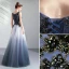 Élégant Dégradé De Couleur Robe De Soirée 2019 Princesse Encolure Dégagée Perlage Paillettes Perle Cristal En Dentelle Fleur Sans Manches Dos Nu Longue Robe De Ceremonie