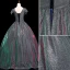 Vintage / Retro Silver Prom Dresses 2019 A-Line / Princess V-Neck Sequins Short Sleeve Backless Floor-Length / Long Formal Dresses