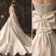 Sjarmerende Elfenben Brudekjoler 2019 Prinsesse Strapless Uten Ermer Ryggløse Sløyfe Chapel Train