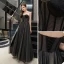 Chic / Beautiful Black Evening Dresses  2019 A-Line / Princess Sweetheart Beading Lace Flower Sleeveless Backless Floor-Length / Long Formal Dresses