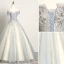 Mode Himmelblau Ballkleider 2019 A Linie Off Shoulder Spitze Blumen Perle Applikationen Kurze Ärmel Rückenfreies Lange Festliche Kleider