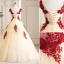 Classy Champagne Prom Dresses 2019 A-Line / Princess Scoop Neck Beading Crystal Lace Flower Sleeveless Backless Floor-Length / Long Formal Dresses
