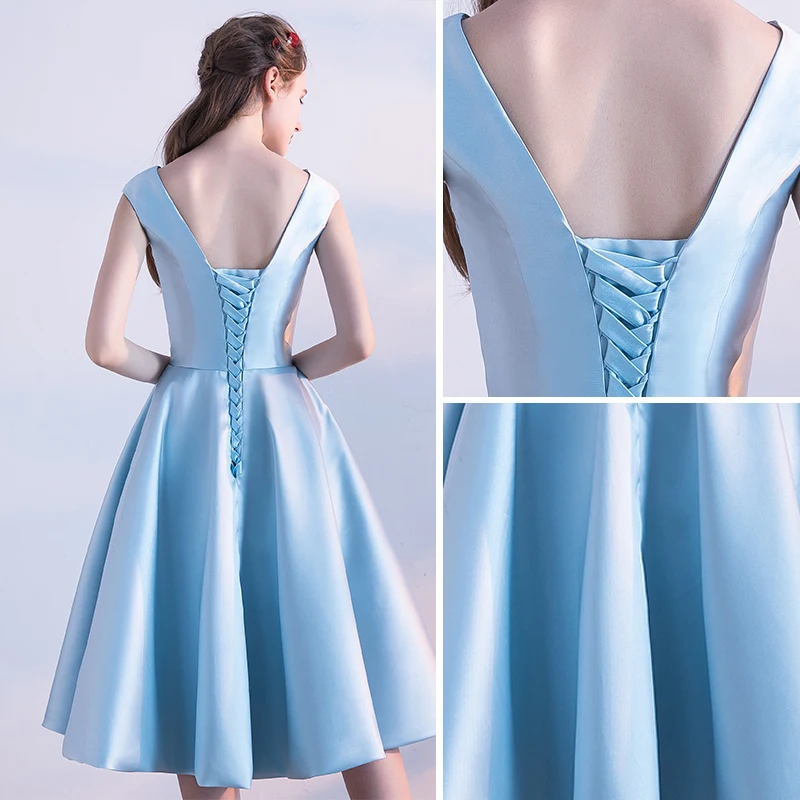 sachin and babi light blue dress Short Homecoming Dresses 2018 Short Cocktail Dress Graduation Dress 2018  JAEDEN Homecoming main image 0