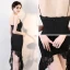 Sexy Noire Robe De Soirée 2018 Dentelle Bretelles Spaghetti Sans Manches Dos Nu Courte Robe De Ceremonie