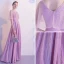 Chic / Belle Rose Bonbon Robe De Soirée 2020 Princesse V-Cou Faux Diamant Manches Courtes Dos Nu Longue Robe De Ceremonie