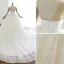 Luxe Ivoire Robe De Mariée 2020 Robe Boule Encolure Dégagée Perlage En Dentelle Faux Diamant Paillettes Manches Longues Dos Nu Cathedral Train