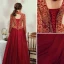 Elegant Burgundy Prom Dresses 2020 A-Line / Princess High Neck Beading Rhinestone Sequins 3/4 Sleeve Backless Floor-Length / Long Formal Dresses